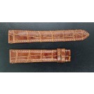 Cartier KD20BN07 18.5mm x 16mm Brown Alligator Leather Watch Strap