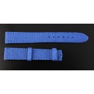 Camille Fournet Maria Gaspari 14mm x 11.5mm Blue Canvas Leather Watch Strap NEW