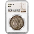 1878 CC Carson City $1 Morgan Silver Dollar NGC XF40 Key Date Coin 