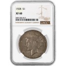 1928 $1 Silver Peace Dollar NGC XF40 Extremely Fine Key Date Coin