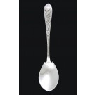 Tiffany & Co Lap Over Edge Applied Ivy Fish Sterling Silver Jelly Spoon 5 7/8"