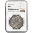 1897 O $1 Morgan Silver Dollar NGC AU55 About Uncirculated Key Date Coin #013