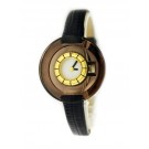Vintage Retro Lanvin Paris 37.5mm Lucite Gold Tone Mechanical Watch