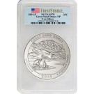 2014 P Great Sand Dunes America The Beautiful ATB 5 oz .999 Silver PCGS SP70 FS