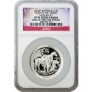 2014 P $1 AUD 1 oz .999 Silver Proof Year Of The Horse High Relief NGC PF70 UC