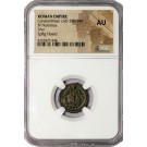 C. AD 330-340 Roman Empire Constantinian BI Nummus Trier Mint NGC AU Epfig Hoard