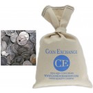 $100 Face Value Bag 90% Mixed Silver Quarters Bent Damaged Holed