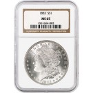 1883 $1 Morgan Silver Dollar NGC MS65 Gem Uncirculated Coin
