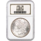 1883 $1 Morgan Silver Dollar NGC MS65 Gem Uncirculated Coin #007