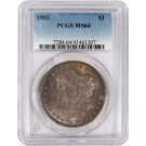 1903 $1 Morgan Silver Dollar PCGS MS64 Brilliant Uncirculated Toned Coin