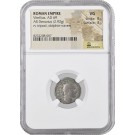 AD 69 Roman Empire Vitellius AR Denarius Silver NGC Ancients VG 4/5 3/5