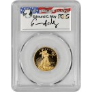 2016 W $10 1/4 oz Proof Gold American Eagle PCGS PR70 DCAM FS Edmund Moy Label