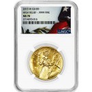 2015 W $100 American Liberty High Relief Gold 1 oz .9999 NGC MS70 Coin