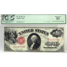 Series 1917 $1 Legal Tender Note Red Seal Sawhorse Fr#36 PCGS AU53 Great Montana