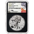 2019 S $1 Enhanced Reverse Proof Silver American Eagle 1 oz NGC PF70 FR Retro
