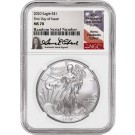 2020 $1 1 oz Silver American Eagle NGC MS70 Ana Escobedo Cabral Signed Label