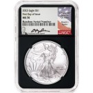 2023 $1 1oz Silver American Eagle NGC MS70 David Ryder Black Retro