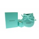 Tiffany & Co Notes 925 Sterling Silver 3mm I Love You Band Ring Size 8