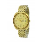 Movado Kingmatic HS 360 Sub-Sea 37mm Gold Tone Steel Day Date Automatic Watch