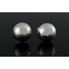 Ippolita Classico 925 Sterling Silver Hand Hammered Omega Pinball Stud Earrings