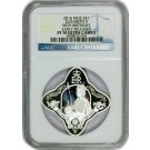 2016 $1 Niue Elizabeth II 90th Birthday Royal Star 1 oz .999 Silver NGC PF70 UC ER