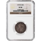 1919 D 25C Standing Liberty Quarter Silver NGC VF30 Key Date Coin