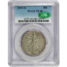 1919 S 50C Walking Liberty Silver Half Dollar PCGS XF40 CAC Key Date Coin 