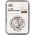 1922 50C Grant Memorial Commemorative Silver Half Dollar NGC AU Details Cleaned