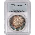 1878 CC Carson City $1 Morgan Silver Dollar PCGS MS66 Gem Uncirculated Key Date