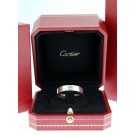 Cartier LOVE 18k White Gold 5.5mm Wedding Band Ring Size 71 US 13.5 Box & COA 