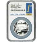 2016 $1 Tuvalu Star Trek High Relief 1 oz .999 Fine Silver NGC PF70 UC FDOI