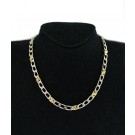 Tiffany & Co Italy 18k Gold Sterling Silver Curb Link Cuban Chain Necklace 16"