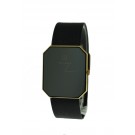 Vintage Jean Lassale 27mm 18k Yellow Gold Octagonal Thin Quartz Watch 