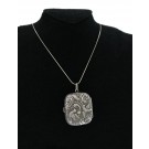 Antique Art Nouveau Gorham # 295 Sterling Silver Repousse Trinket Box Necklace