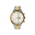 Tag Heuer Carrera Chronograph CV2050-1 42mm 18k Gold Steel Automatic Watch 