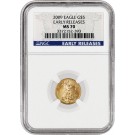 2009 $5 1/10 oz Gold American Eagle NGC MS70 Early Releases