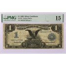 Series Of 1899 $1 Black Eagle Silver Certificate Fr#233 PMG Choice Fine 15 #065