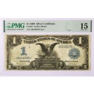 Series Of 1899 $1 Black Eagle Silver Certificate Fr#233 PMG Choice Fine 15 #050