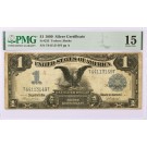 Series Of 1899 $1 Black Eagle Silver Certificate Fr#233 PMG Choice Fine 15 #061