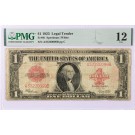 1923 $1 Large Size Legal Tender Note Red Seal Fr#40 PMG Fine 12 Corner Tear