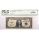 1935 A $1 Experimental S Silver Certificate Fr#1610 PCGS Currency Ch New 63 PPQ
