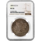 1893 CC Carson City $1 Morgan Silver Dollar NGC VF35 Circulated Key Date Coin