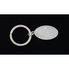 2000 Tiffany & Co Sterling Silver Universal Studios World Globe Oval Key Ring