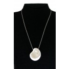 Tiffany & Co Elsa Peretti Spain Sterling Silver Large Puffy Nugget Necklace 34"