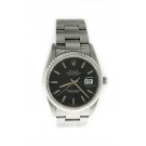 1989 Rolex Datejust 16220 36mm Steel Stardust Patina Dial Automatic Watch
