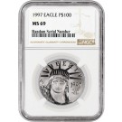 1997 $100 American Platinum Eagle 1 oz .9995 NGC MS69 Coin
