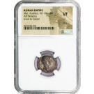 161-180 AD Roman Empire Marcus Aurelius Issue Caesar AR Denarius Silver NGC VF