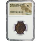 260-269 AD Romano-Gallic Empire Postumus BI Double Denarius NGC XF