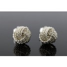 Tiffany & Co Twist Somerset 925 Sterling Silver 10mm Love Knot Stud Earrings