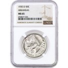 1935 D 50C Arkansas Centennial Commemorative Silver Half Dollar NGC MS65 Coin